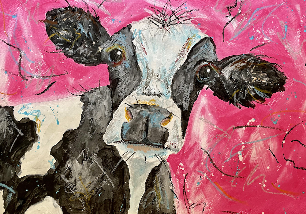 Featured image for “Cow Painting”