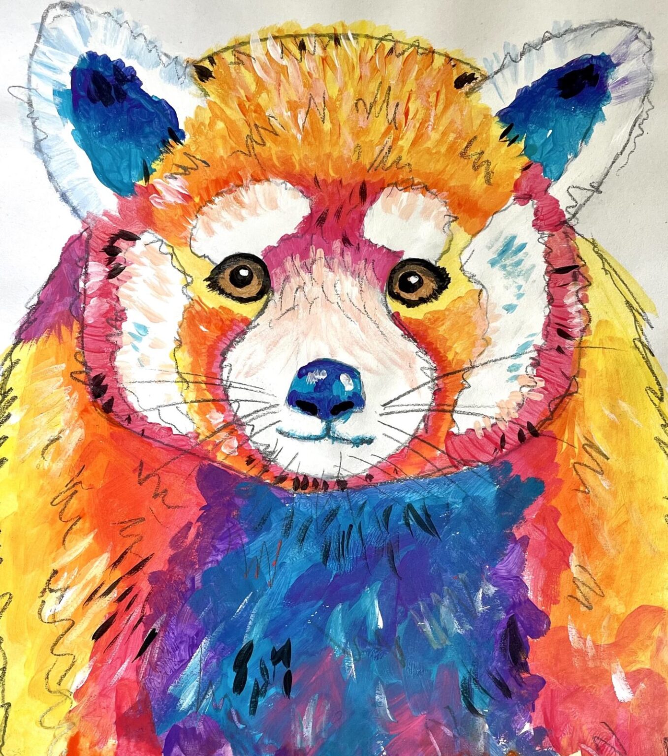 Red Panda Painting. Video tutorial for download available now! ArtBase