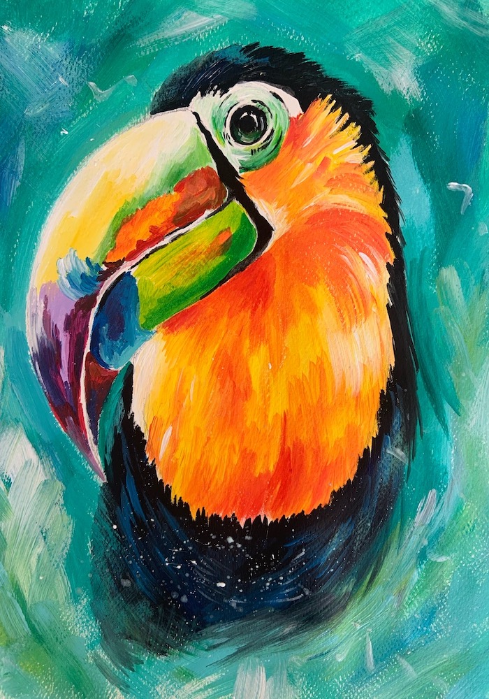 Featured image for “Toucan in Acrylics”