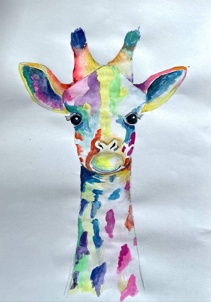 Featured image for “Rainbow Giraffe”