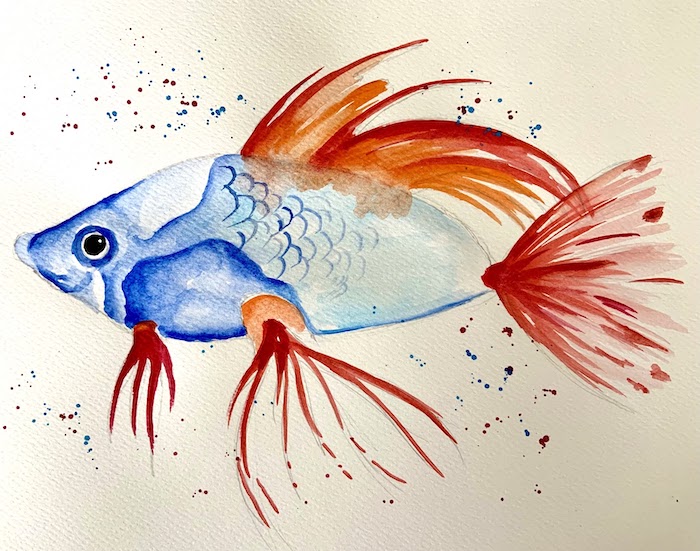 Featured image for “Tropical Fish Watercolour”