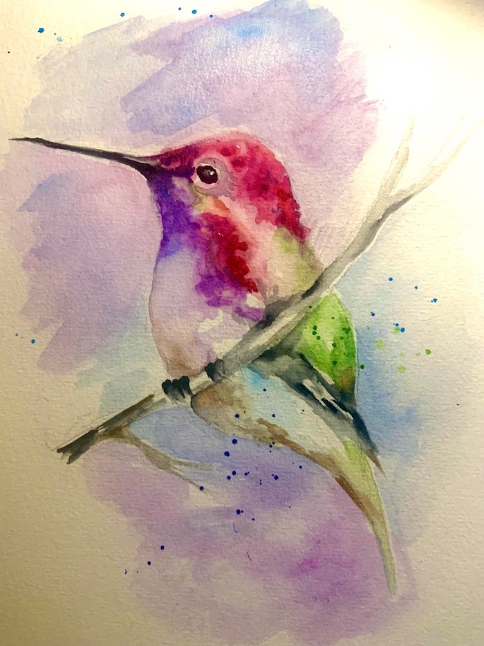 Featured image for “Hummingbird in Watercolours”