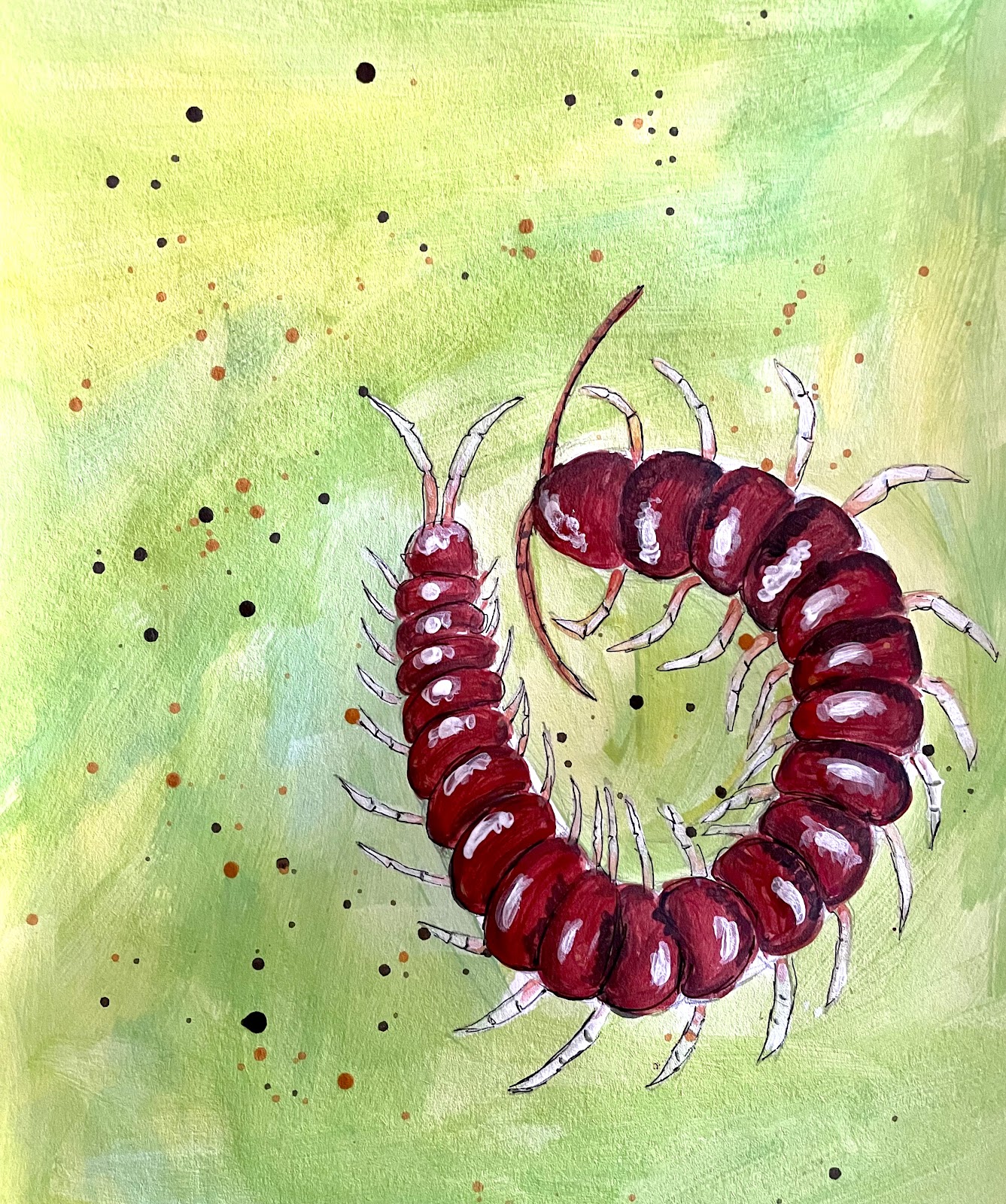 Featured image for “Centipede Painting”