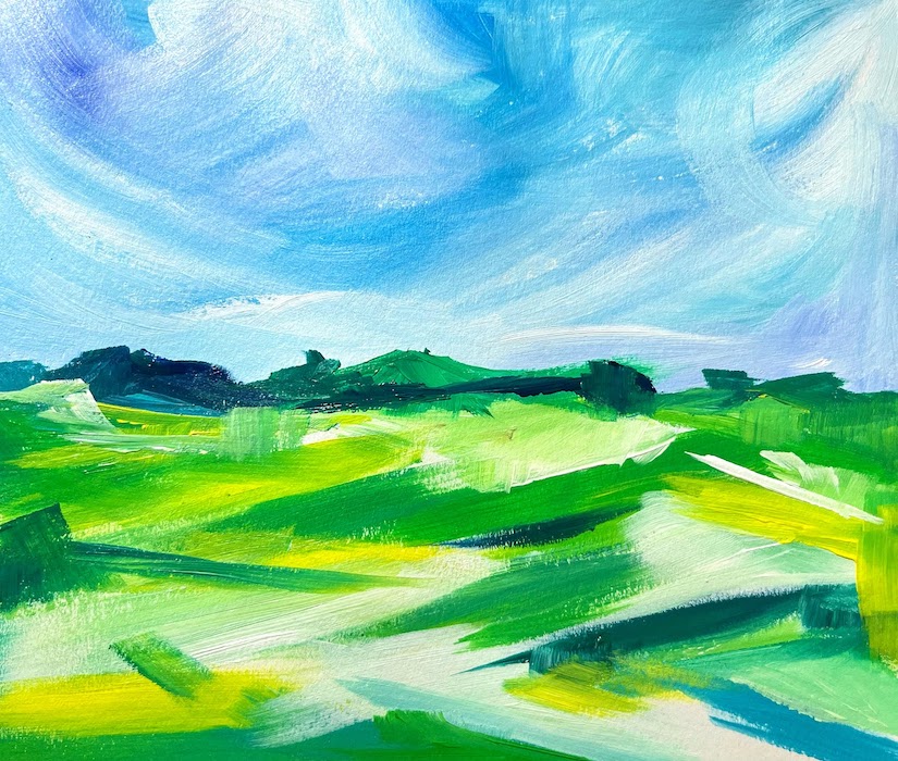 Featured image for “Abstract Landscape in Acrylic”