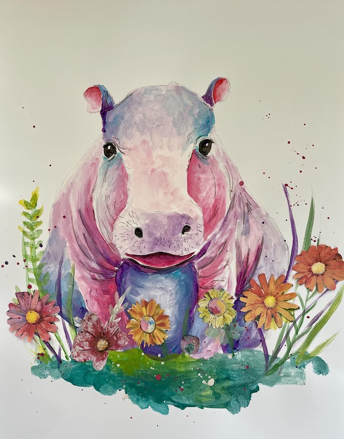 Featured image for “Pink & Purple Hippo!”