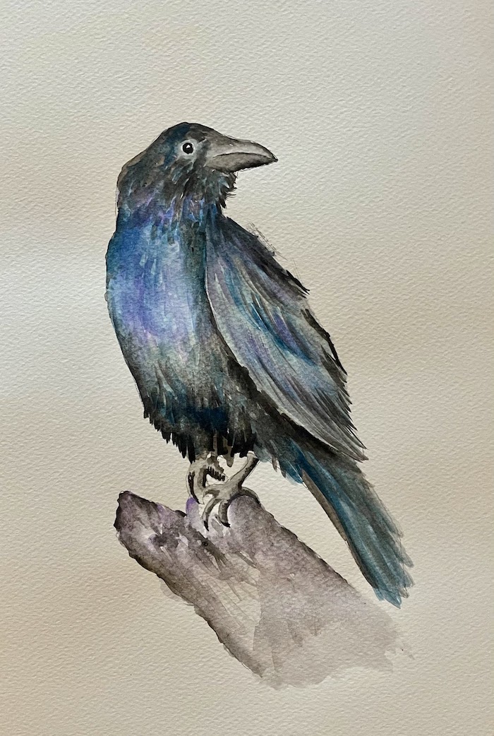 Featured image for “Raven Painting”