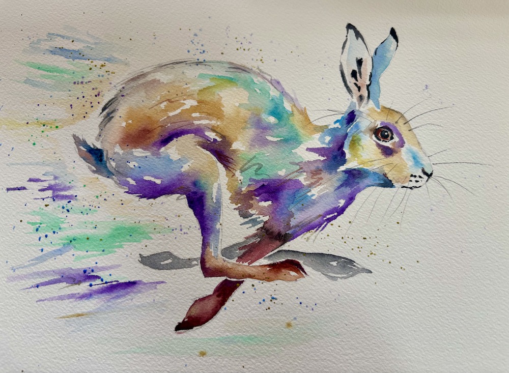 Featured image for “Running hare”