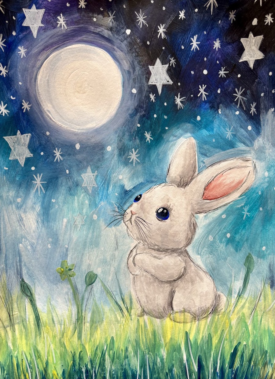 Featured image for “Stargazing bunny!”