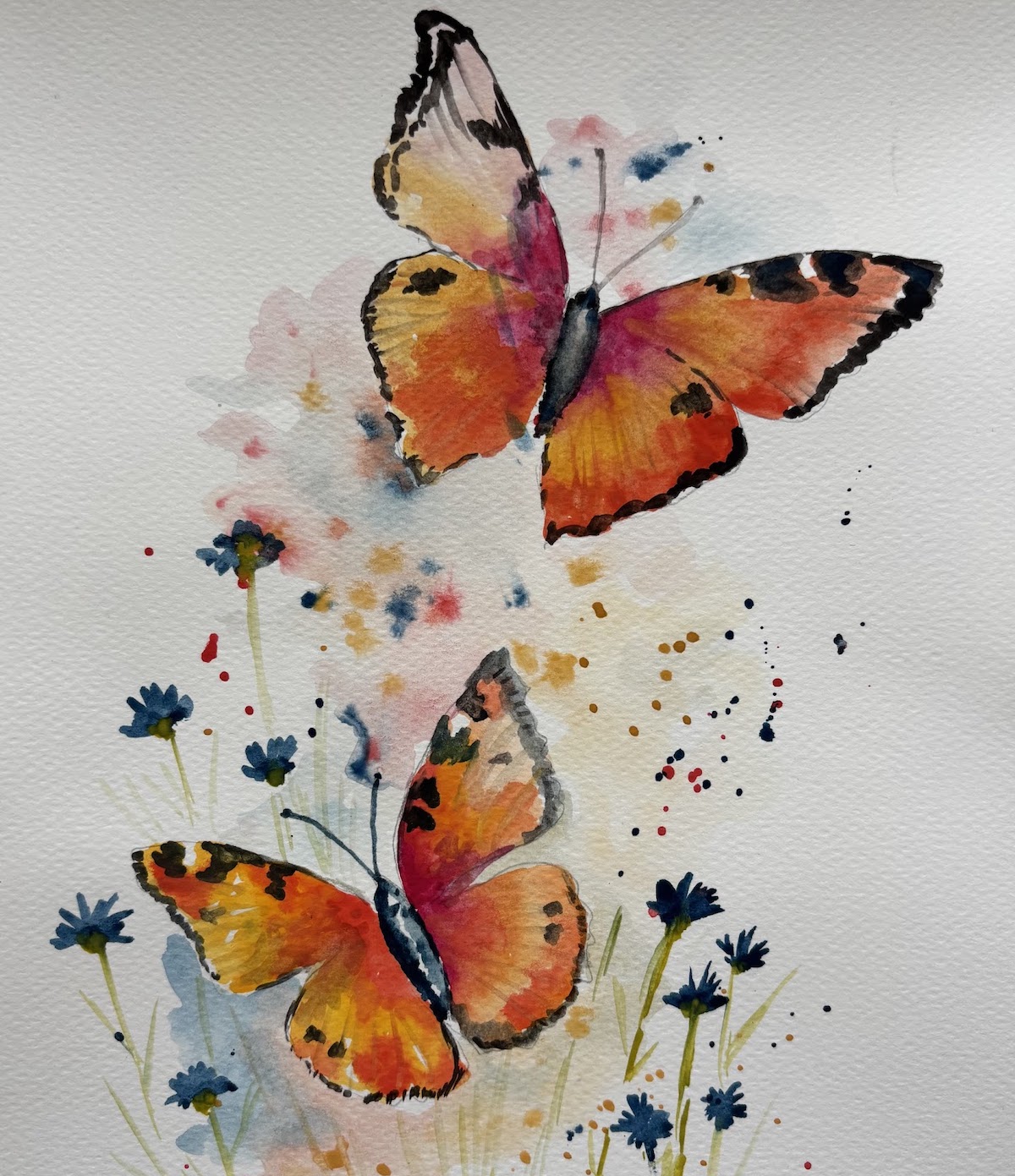 Featured image for “Watercolour butterflies”