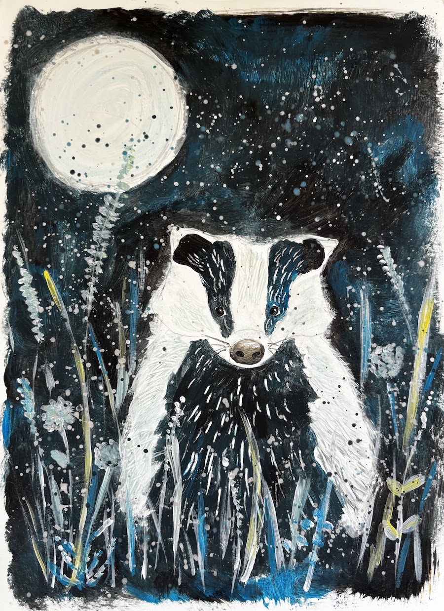 Featured image for “Moonlit badger!”